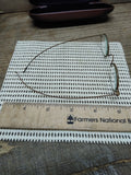 Vtg Antique Civil War Era Wire Oval Rim Eye Glasses in Good Shape!