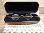 Vtg Antique Civil War Era Wire Oval Rim Eye Glasses in Good Shape!