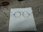 Vtg Gold Filled Wire Rim Round Lens Hippy John Lennon Style Eye Glasses