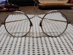 Vtg Gold Filled Wire Rim Round Lens Hippy John Lennon Style Eye Glasses