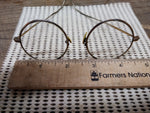 Vtg Gold Filled Wire Rim Round Lens Hippy John Lennon Style Eye Glasses