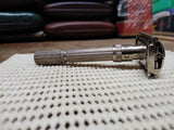 Vtg Gillette 1966 L4 Slim Adjustable TTO DE Safety Razor in Good Shape!