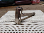 Vtg Gillette 1961 G2 Flare Tip TTO DE Safety Razor in Good Shape!