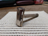Vtg Gillette 1961 G2 Flare Tip TTO DE Safety Razor in Good Shape!