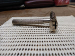 Vtg Gillette 1961 G2 Flare Tip TTO DE Safety Razor in Good Shape!