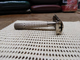 Vtg Gillette 1961 G2 Flare Tip TTO DE Safety Razor in Good Shape!