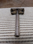 Vtg Gillette 1961 G2 Flare Tip TTO DE Safety Razor in Good Shape!