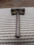 Vtg Gillette 1961 G2 Flare Tip TTO DE Safety Razor in Good Shape!