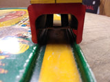 Vtg 1950's Automatic Toy Co Auto Speedway Tin Lithograph Race Track Partial Box