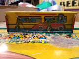 Vtg 1950's Automatic Toy Co Auto Speedway Tin Lithograph Race Track Partial Box