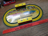 Vtg 1950's Automatic Toy Co Auto Speedway Tin Lithograph Race Track Partial Box
