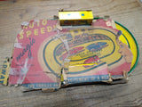 Vtg 1950's Automatic Toy Co Auto Speedway Tin Lithograph Race Track Partial Box