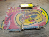 Vtg 1950's Automatic Toy Co Auto Speedway Tin Lithograph Race Track Partial Box