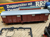 Vtg HO Scale PIKO BR95 Locomotive Freight Train Set 5 Cars Germany w/Box Works!!