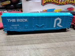 Vtg HO Bachmann Santa Fe Locomotive Diesel Express Train Set 3 Cars w/Box Works!