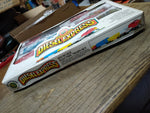 Vtg HO Bachmann Santa Fe Locomotive Diesel Express Train Set 3 Cars w/Box Works!