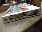 Vtg HO Bachmann Santa Fe Locomotive Diesel Express Train Set 3 Cars w/Box Works!