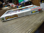 Vtg HO Bachmann Santa Fe Locomotive Diesel Express Train Set 3 Cars w/Box Works!