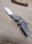 Vtg 2 Piece Pocket Knife Lot Wild Outdoors Brown Bear + Fury Eagle Figural