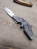 Vtg 2 Piece Pocket Knife Lot Wild Outdoors Brown Bear + Fury Eagle Figural