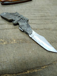 Vtg 2 Piece Pocket Knife Lot Wild Outdoors Brown Bear + Fury Eagle Figural