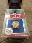 Vtg 2 Pc Pewter Souvenir Thimble Lot Idaho Syringa Mt Blue Bird Lincoln Memorial