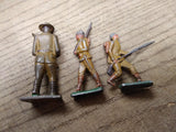 Vtg 3 Piece Barclay Manoil WWI Painted Toy Lead Soldier Lot
