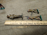 Vtg 3 Piece Barclay Manoil WWI Painted Toy Lead Soldier Lot