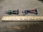 Vtg 2 Piece Barclay Manoil Painted Toy Lead Indian Chief Civil War Soldier Lot