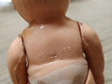 Vtg Renwal No 8 Tiny Jointed Arms Legs Plastic Doll Blue Eyes 2.25" Dollhouse