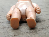 Vtg Renwal No 8 Tiny Jointed Arms Legs Plastic Doll Blue Eyes 2.25" Dollhouse