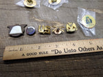 Vtg 8 Pc Lapel Hat Pin Lot 32 Masonic Navy Honorable Discharge I Want You Army++