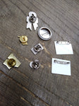 8 Pc Lapel Hat Pin Lot Army National Guard Yellow Ribbon American Flag Patriotic