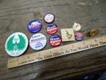 10 Pc Lapel Hat Pin Lot Democrat Party Nixon Agnew Bush Populist Party 1891 1984