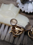 Vtg Jewelry Lot Rhinestone Brooches Alice Caviness Marvella Milk Glass Earrings
