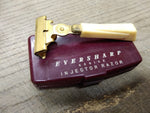 Vtg Eversharp Schick Gold Tone Injector Razor w/Original Case Good Shape!