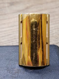Vtg Gillette Gold Tech Safety Razor w/Original Case and Paper Label Good Shape!