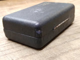 Vtg Gillette Gold Tech Safety Razor w/Original Case and Paper Label Good Shape!