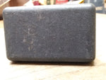 Vtg Gillette Gold Tech Safety Razor w/Original Case and Paper Label Good Shape!
