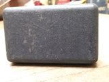 Vtg Gillette Gold Tech Safety Razor w/Original Case and Paper Label Good Shape!