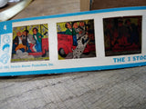 Vtg 1961 Kenner's Give A Show Projector Slides 6 Shows Woody Woodpecker Nice Box
