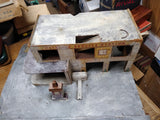 Vtg 1940’s Keystone Service Station Wooden Play Set Car Wash Gas Restoration Lot
