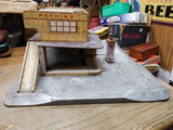 Vtg 1940’s Keystone Service Station Wooden Play Set Car Wash Gas Restoration Lot