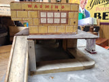 Vtg 1940’s Keystone Service Station Wooden Play Set Car Wash Gas Restoration Lot