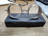 Vtg Strong Kennard Nutt Adlustoglas Safety Glasses Motorcycle Goggles Steampunk!