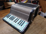 Vtg SALERI Accordion 25 Keys 12 Chords Made In Italy 14" x 13" x 6" Repair Lot