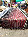 Vtg SALERI Accordion 25 Keys 12 Chords Made In Italy 14" x 13" x 6" Repair Lot