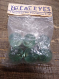 Vtg NOS Vitro Cat Eyes 6 Count Marbles 5 Star Brand Shooters Parkersburg W V #2