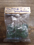 Vtg NOS Vitro Cat Eyes 6 Count Marbles 5 Star Brand Shooters Parkersburg W V #2