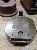 Vtg WWII US Military M-2 Compass OD Green w/Leather Carry Case